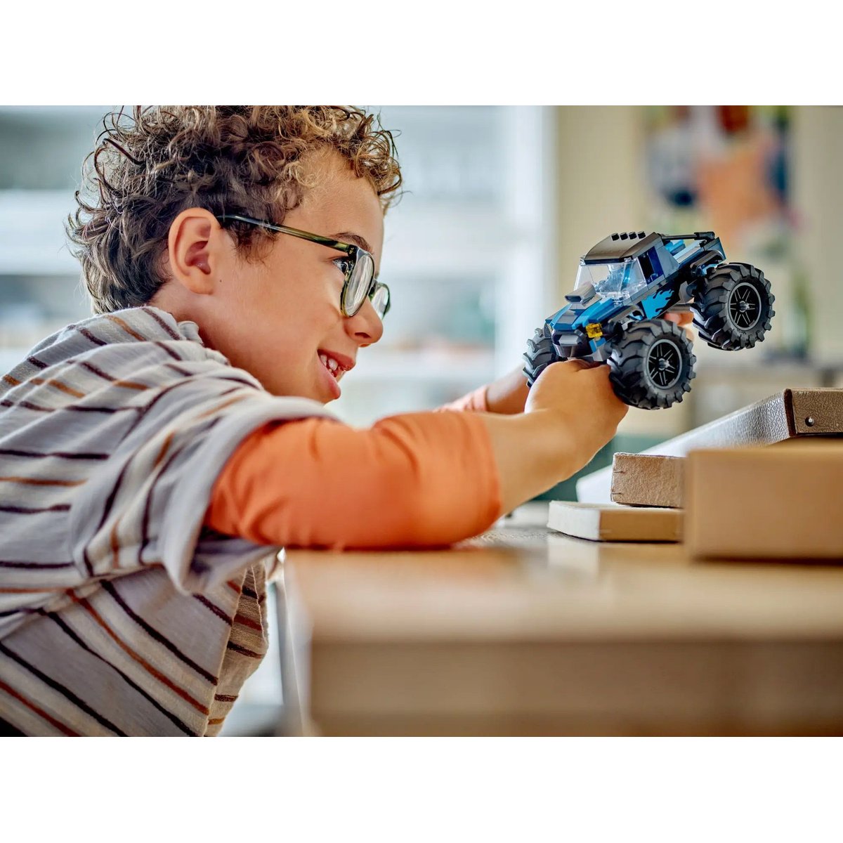 LEGO City - Le Monster Truck bleu - 60402 bleu, LEGO