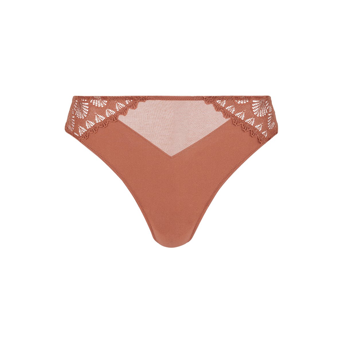 Tanga OLYMPE marron cuivré, SANS COMPLEXE