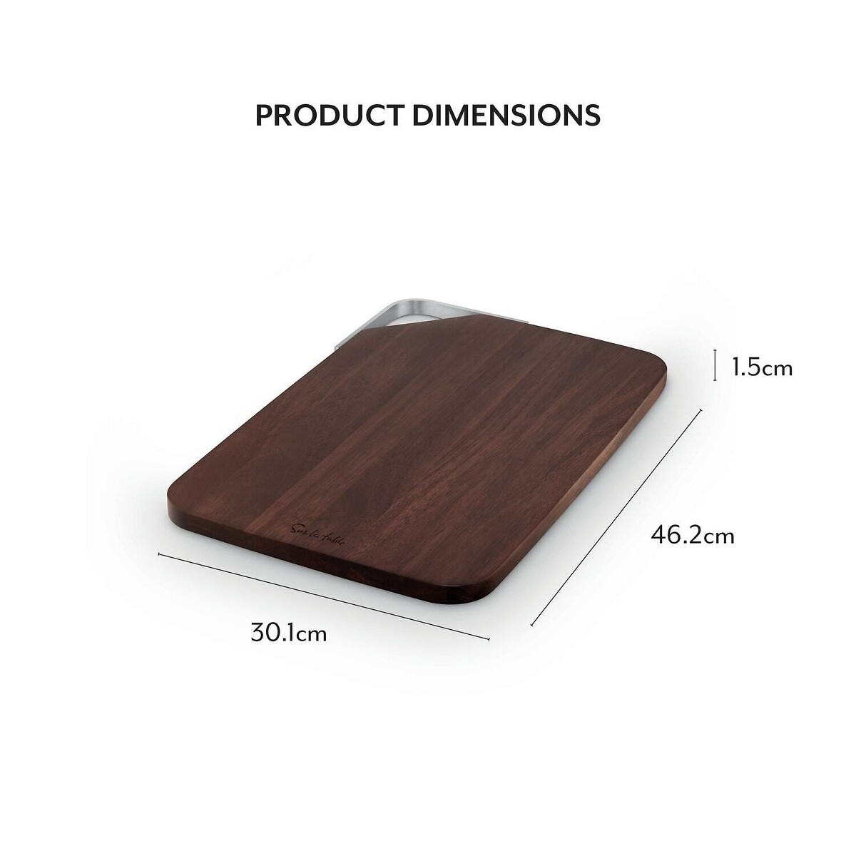 SLT Core Large Chopping Board brown , SUR LA TABLE
