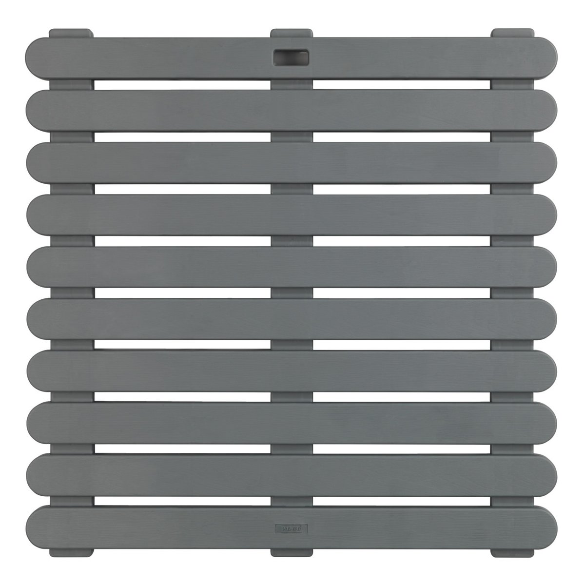 Caillebotis de douche antidérapant carré gris, WENKO