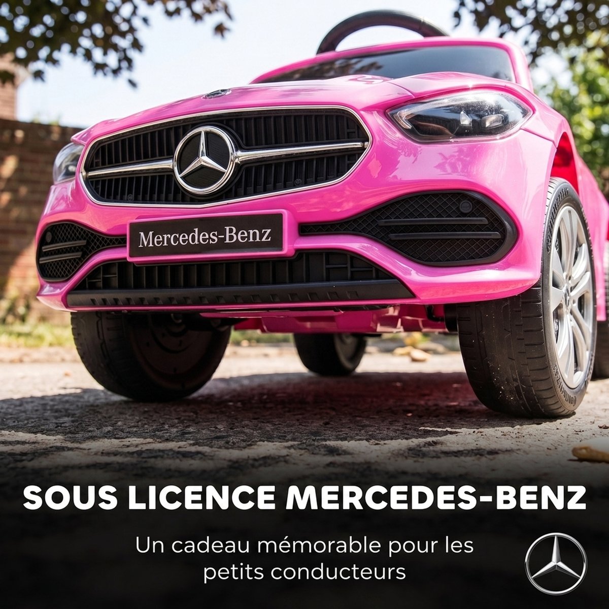 Voiture à glisse à chevaucher PP Rose rose, noir, AIYAPLAY