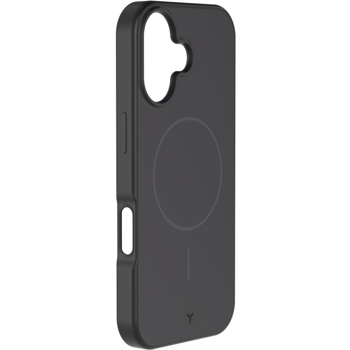 Coque iPhone 17 Siicone MagSafe noir couleur unique, FORCE CASE