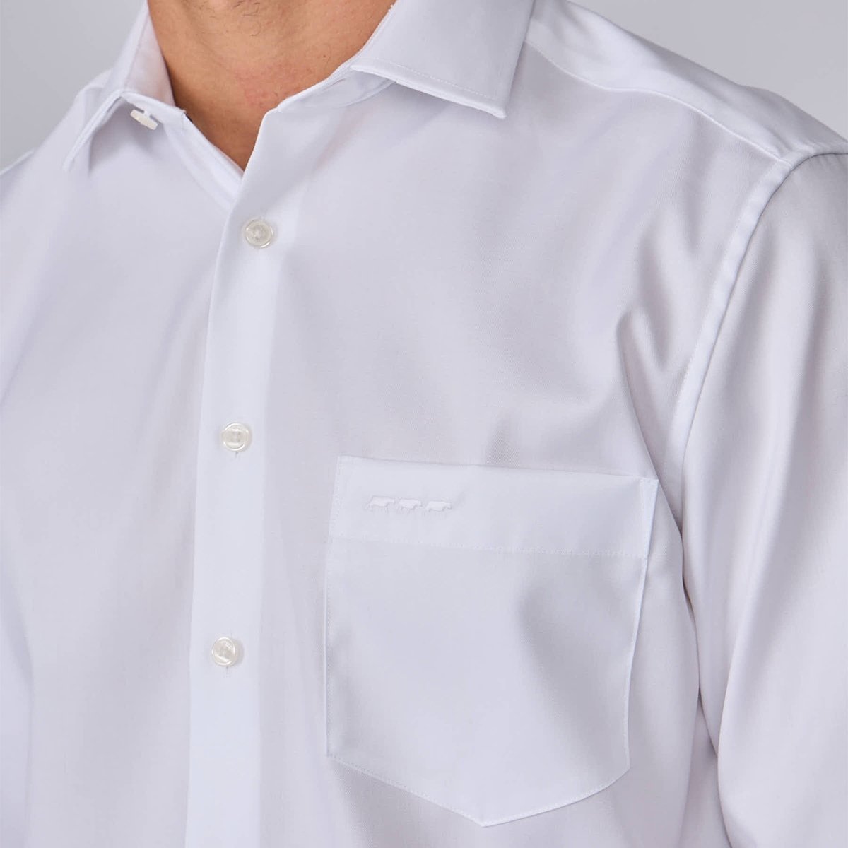 Chemise Edward Easy care blanc, MISE AU GREEN