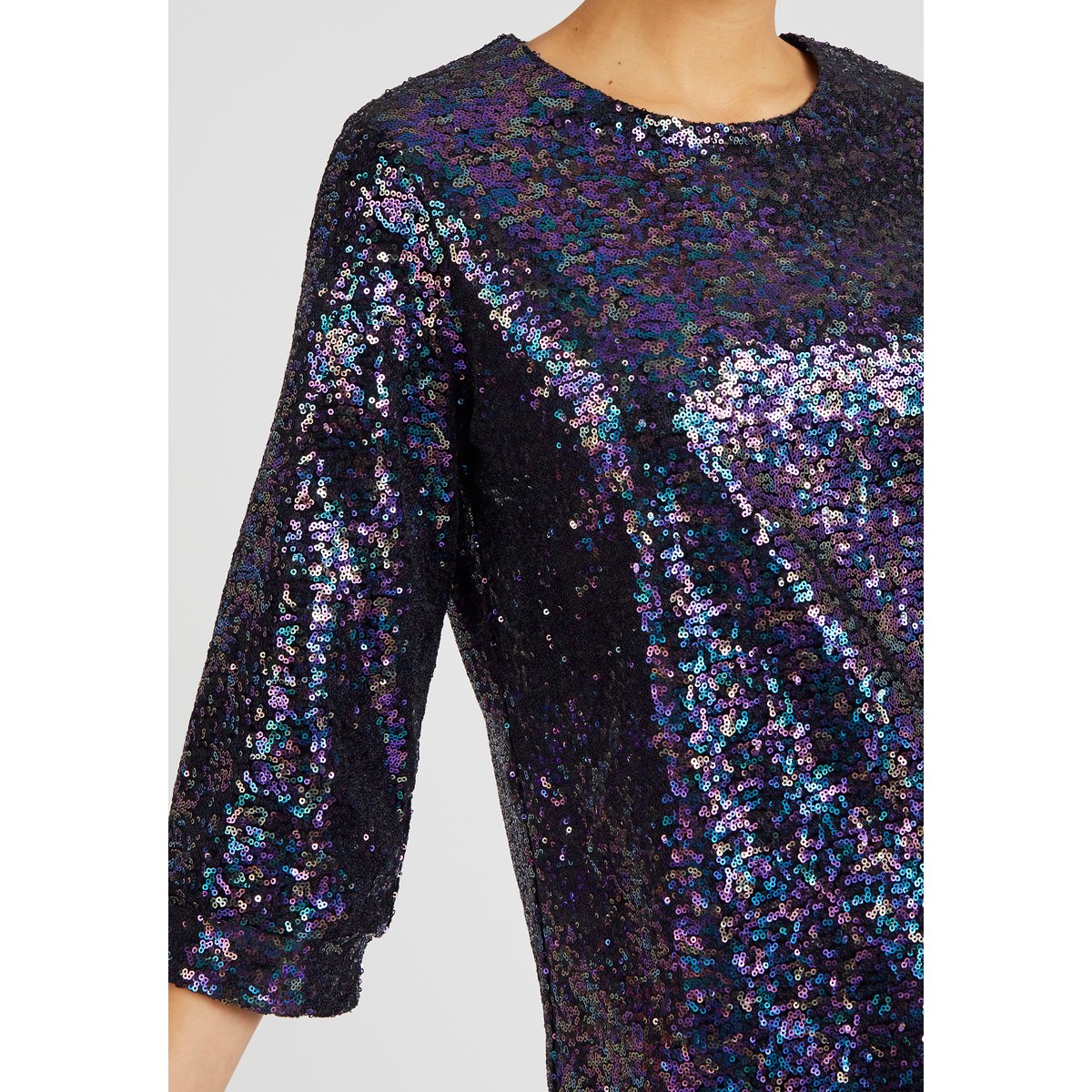 Blouse à sequins multicolore, DAMART