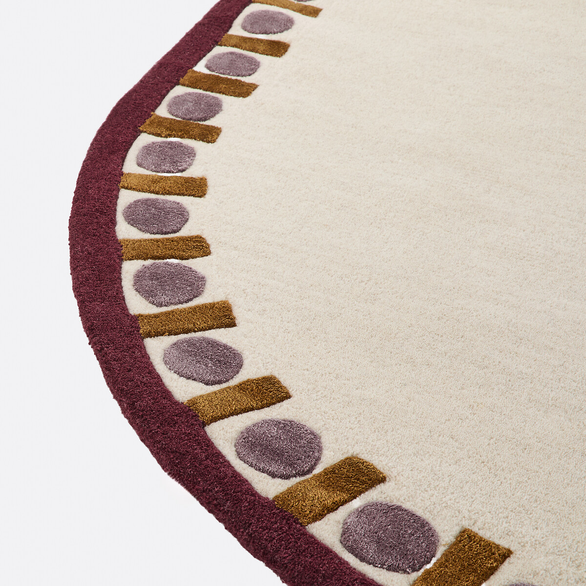 Tapis ovale, 87% laine, VLADA multicolore, LA REDOUTE INTERIEURS