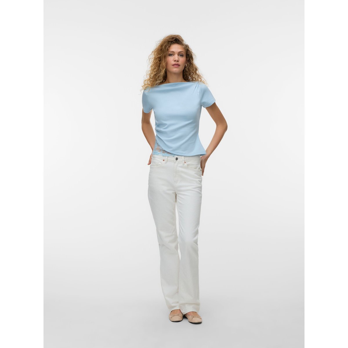 T-Shirt cashmere blue, VERO MODA