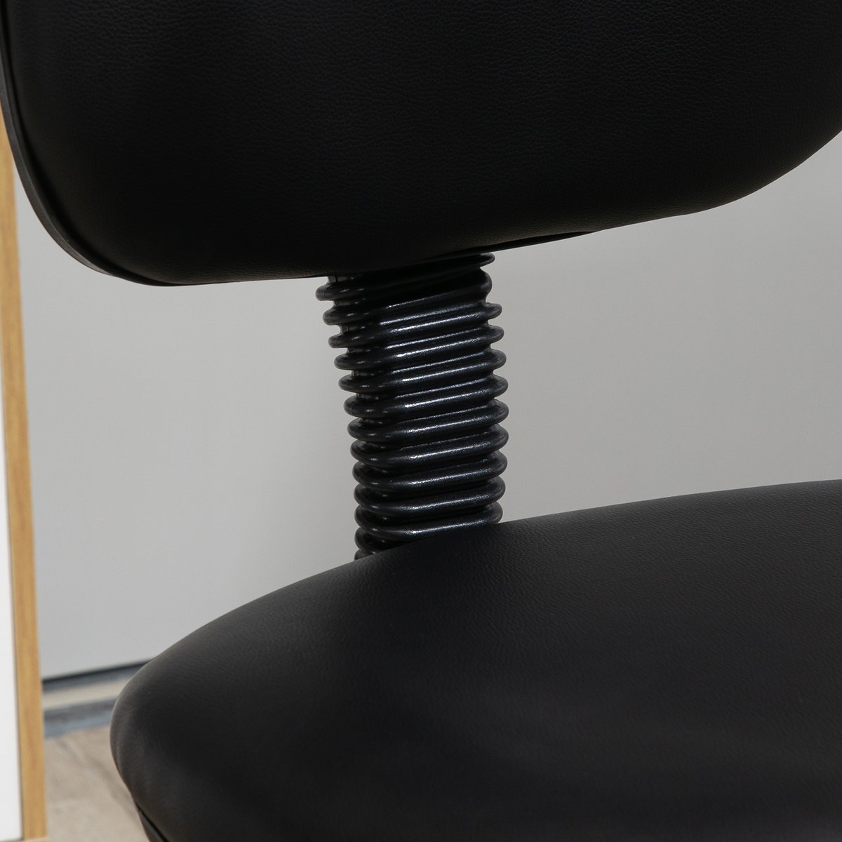 Chaise de bureau pour poste de travail debout noir, HOMCOM