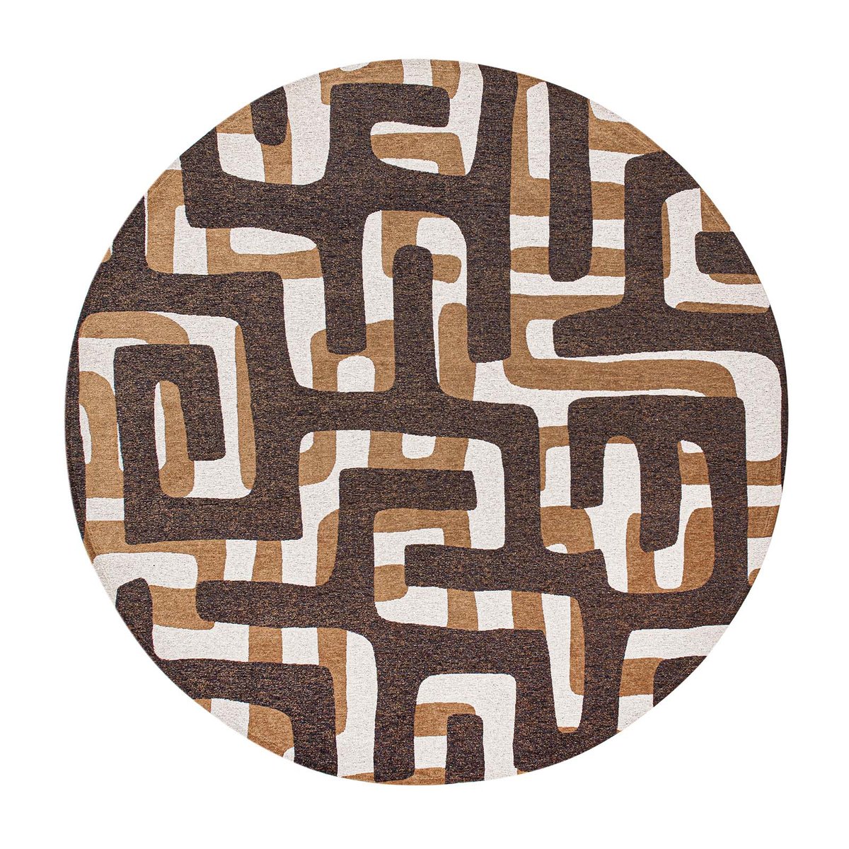 Tapis intérieur/extérieur tissé plat BUFFALO marron, NOVATREND