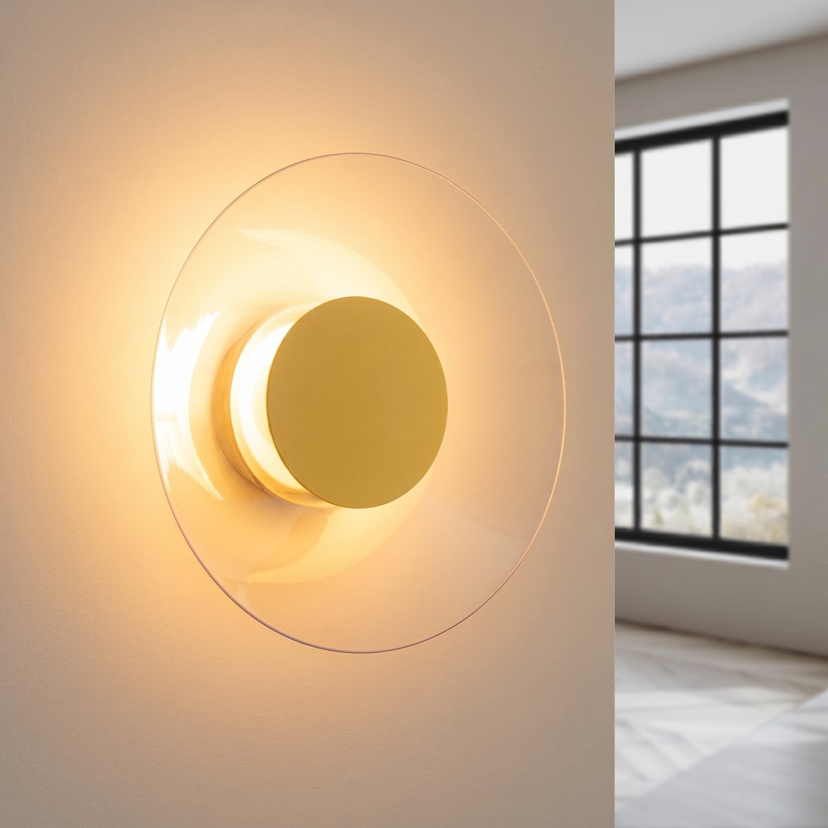 Applique murale Acier Jaune LED 1 Astro jaune, EDEN