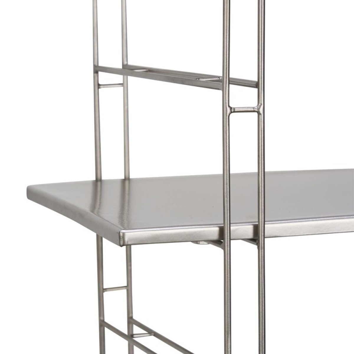 Etagère murale acier style industriel argent, MADAM STOLTZ