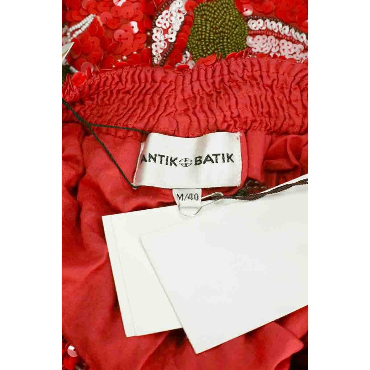 Bermuda - Très Bon État rouge, ANTIK BATIK