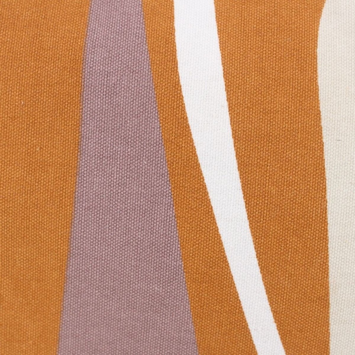 Coussin motifs organiques 30x50cm orange, ORNAMI
