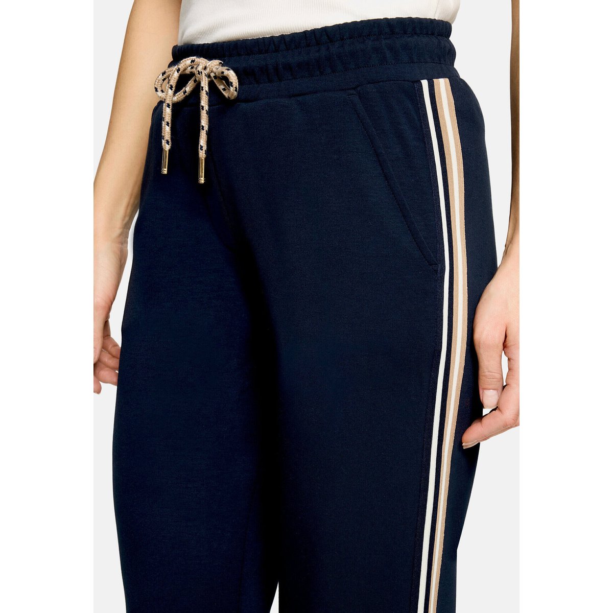 Pantalon à enfiler à poches extérieures dark sky, BETTY BARCLAY