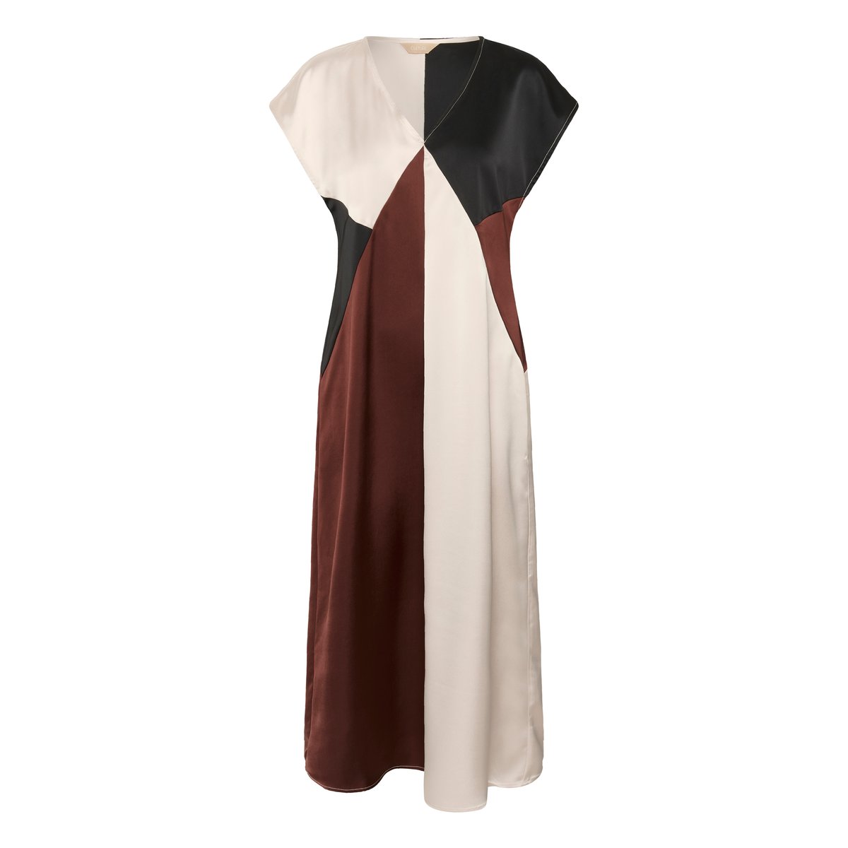 Robe rouge beige noir zinfandel/fog/black, CULTURE