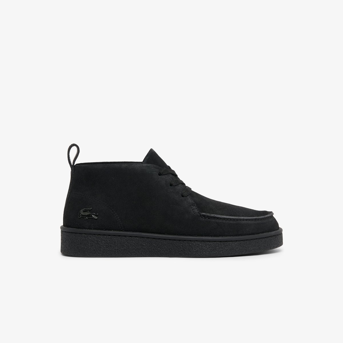 Sneakers Baseshot Chukka homme en suède noir-02h, LACOSTE