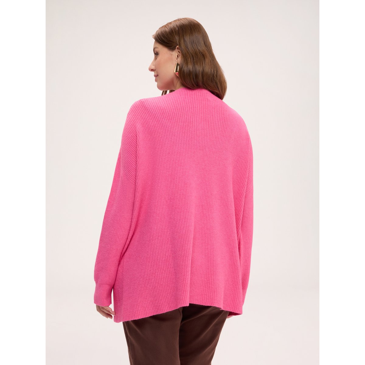 Maille côtelée fuchsia, FIORELLA RUBINO