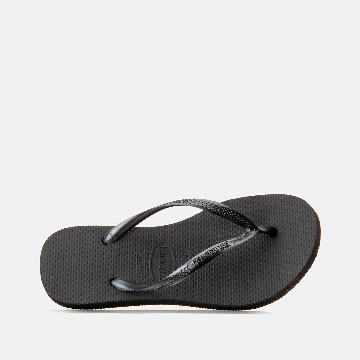Infradito zeppa Slim Flatform nero , HAVAIANAS