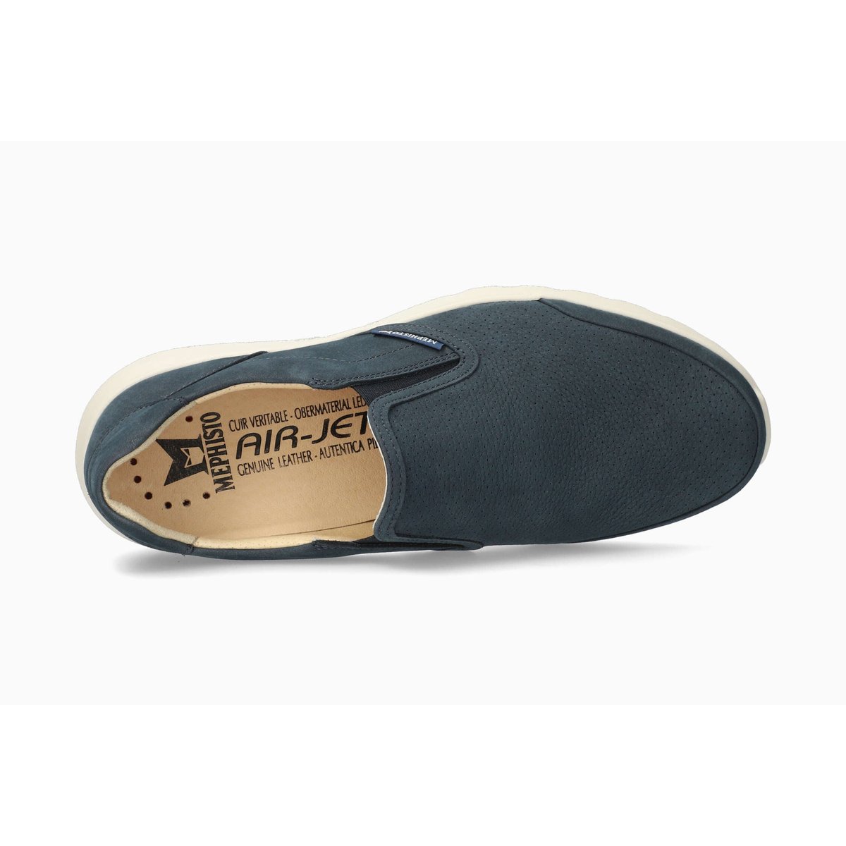 Derbies en cuir WILL bleu 5145, MEPHISTO