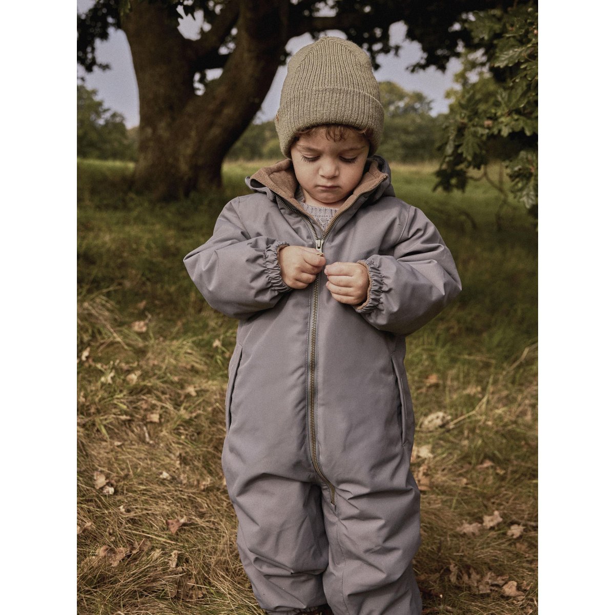 Combinaison De Ski gris - poppy seed, NAME IT