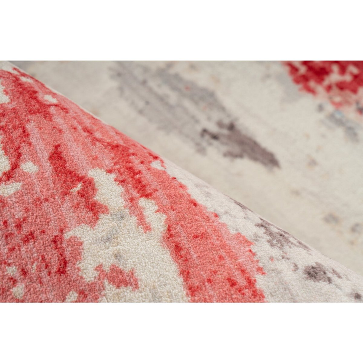 Tapis rectangulaire fait main, PIEMONT multicolore, RECOLLECTION