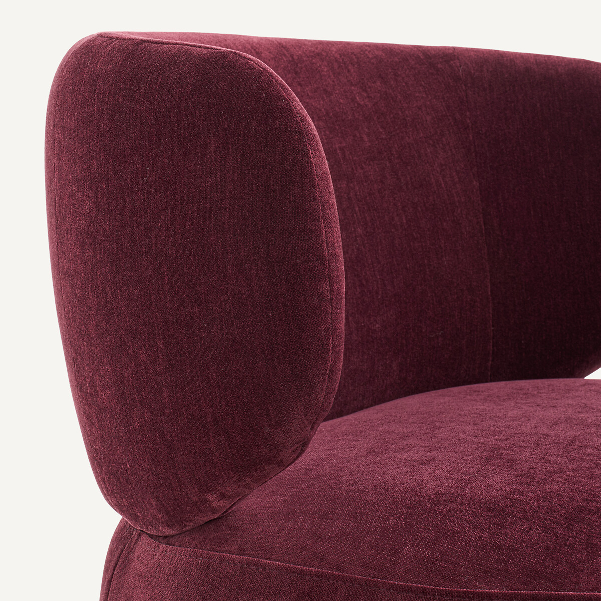 Chauffeuse en velours, MODALIE rouge bordeaux, EMMANUEL GALLINA X AM.PM
