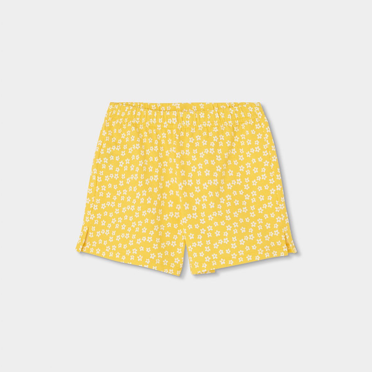 Pyjama fille mancs courtes en coton blanc, BOBOLI