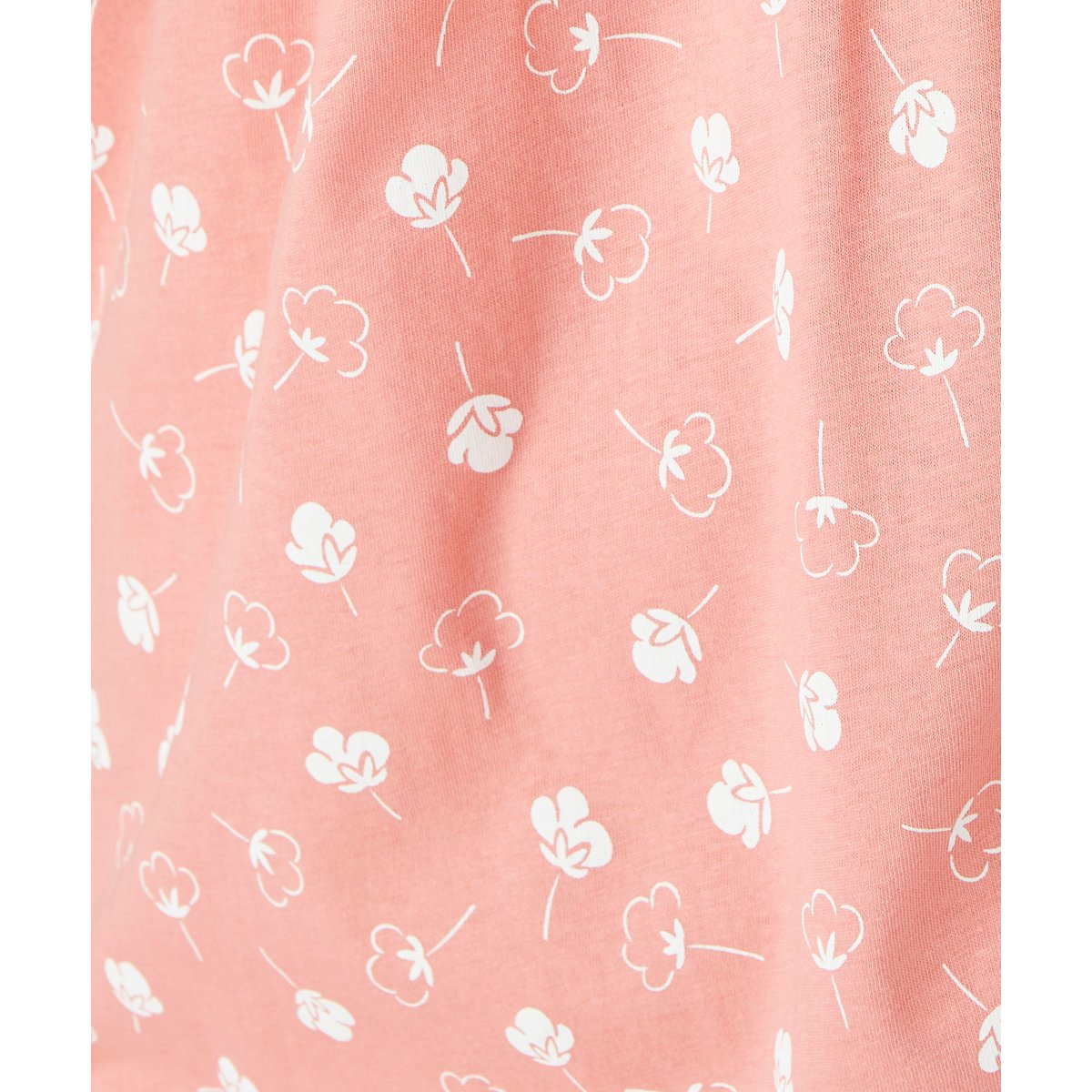 Chemises de nuit pur coton peigné - Lot de 2 multicolore lot orange/turquoise fleuri, DAMART