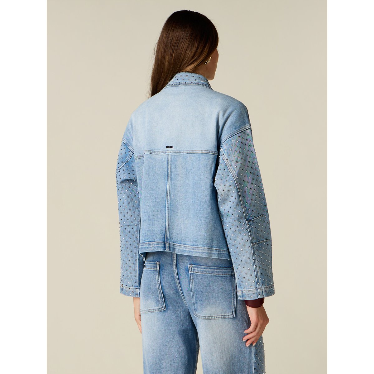 Veste avec cristaux light - blue, OLTRE