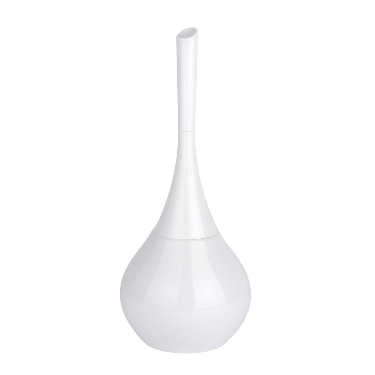 Brosse WC en céramique design élégant FLAKON blanc, WENKO