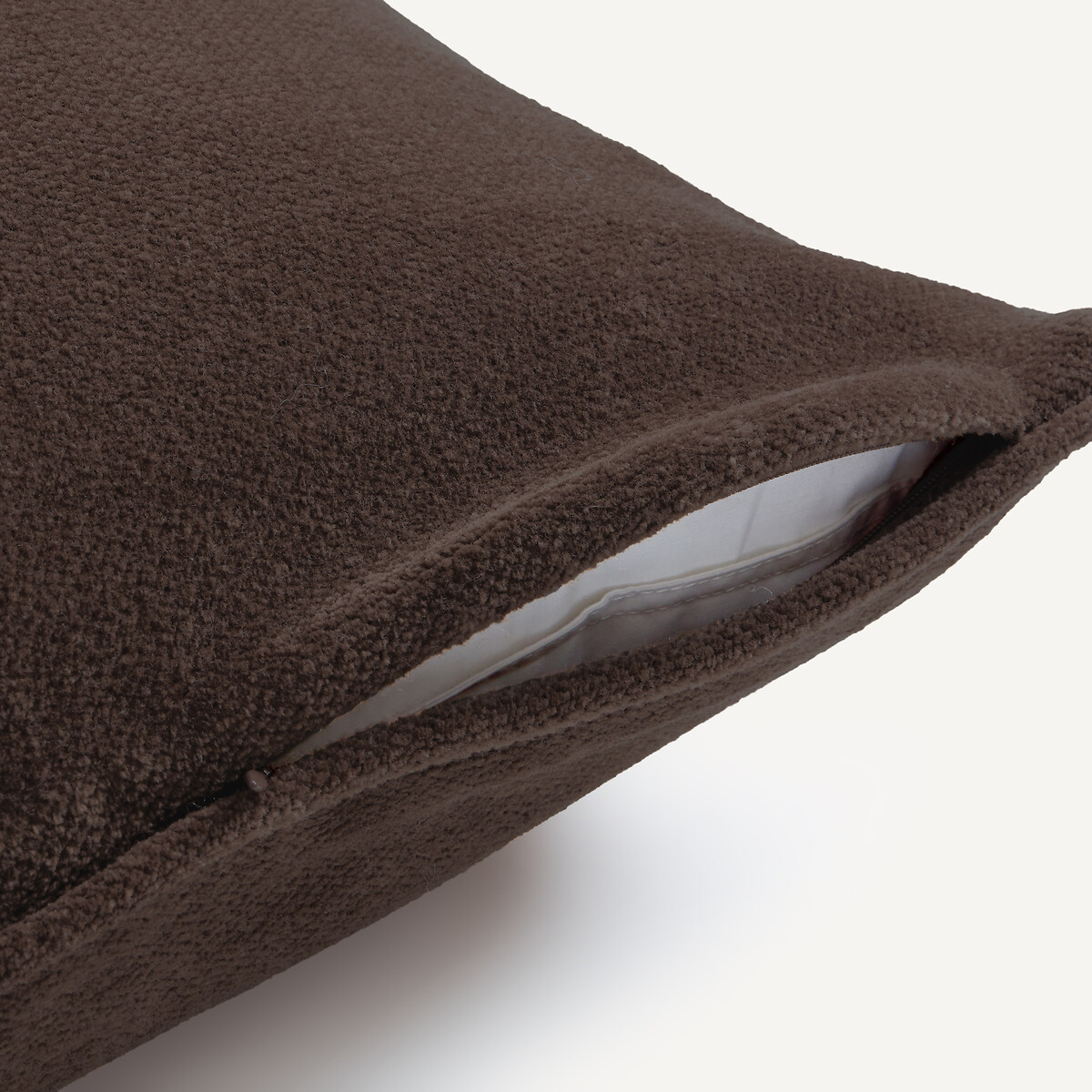 Housse de coussin, velours chenille, Albon ebène, AM.PM