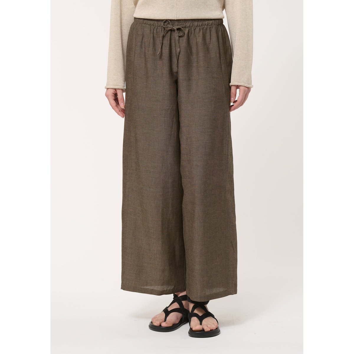 Pantalon barrel moka, HUMILITY