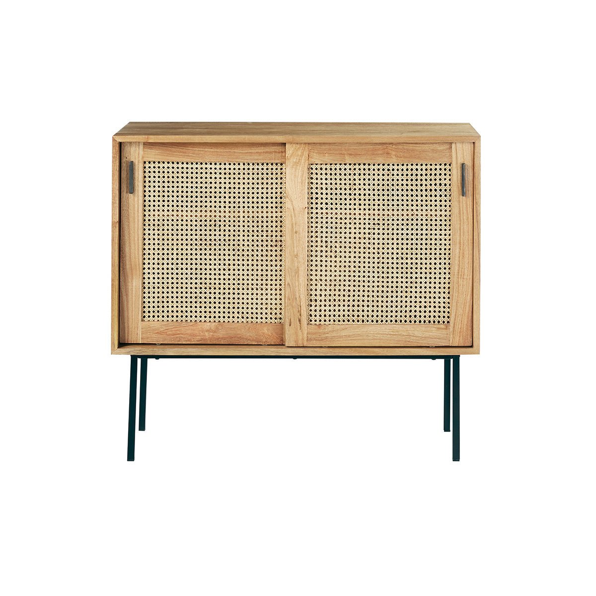 Commode en bois massif et cannage 100 cm AUBIN naturel, BERAH GETAH
