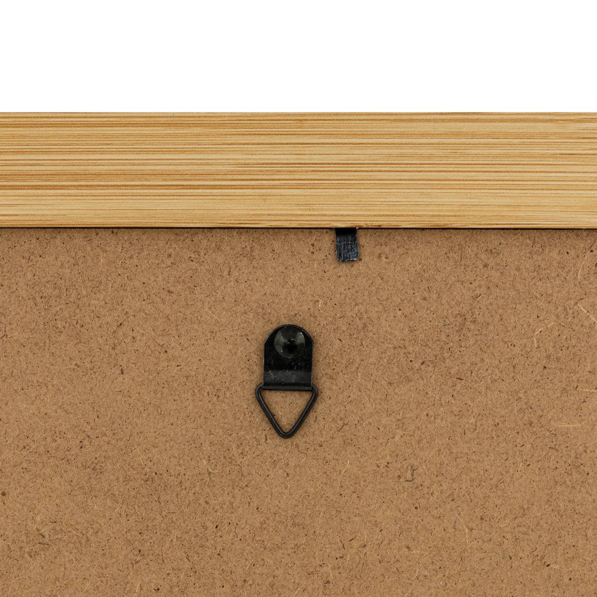 Cadre photo en tissu ZERA beige lin, ATMOSPHERA