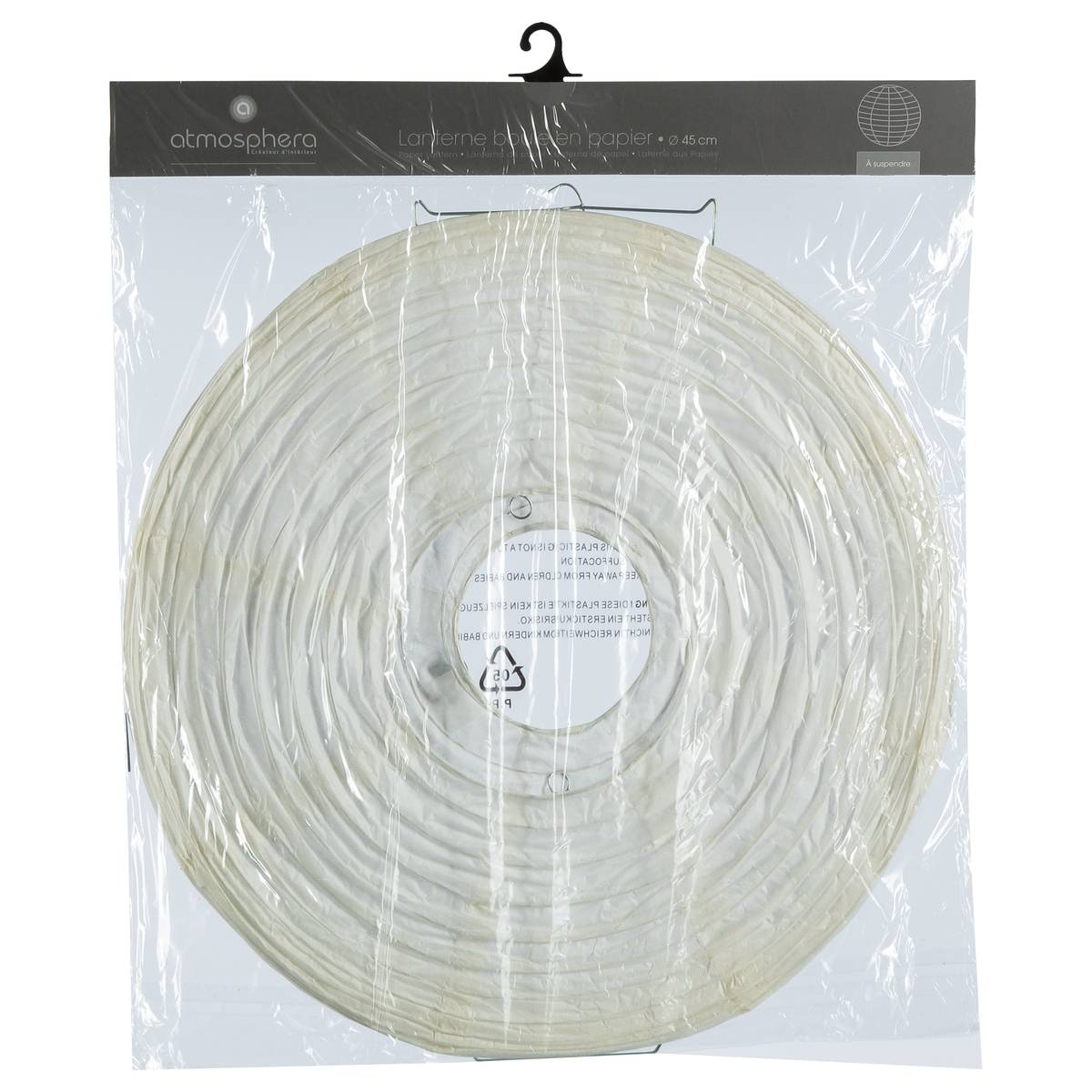 Lanterne boule blanc, ATMOSPHERA