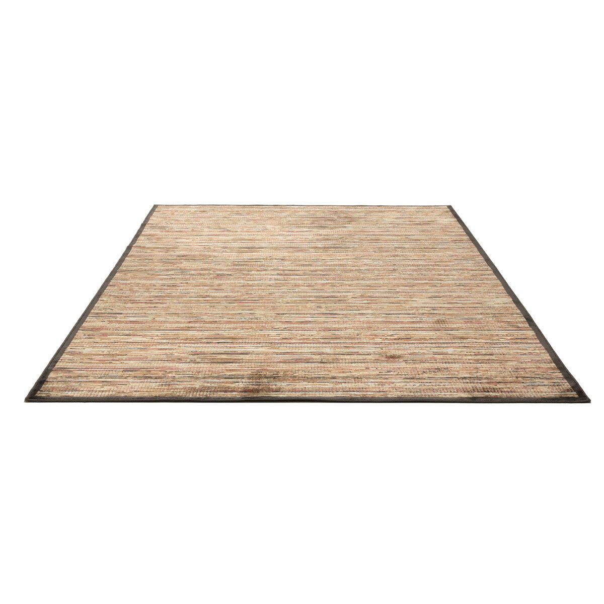 Tapis tissé en viscose à rayures - ISA beige multi, THEKO