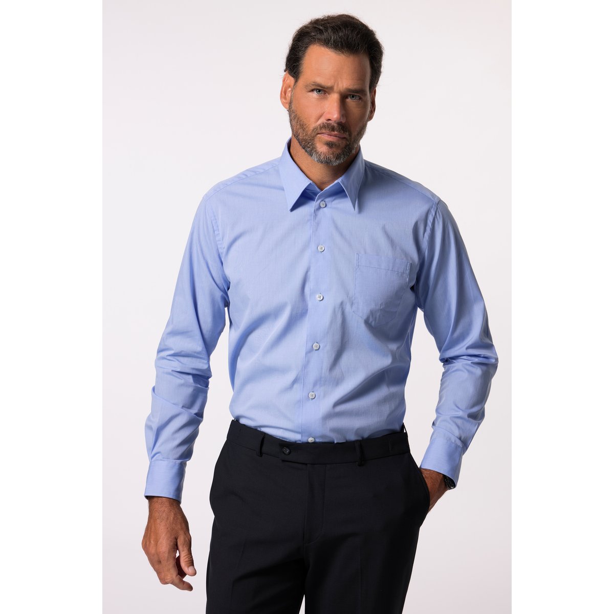 Chemise Business à col Vario bleu clair, JP1880