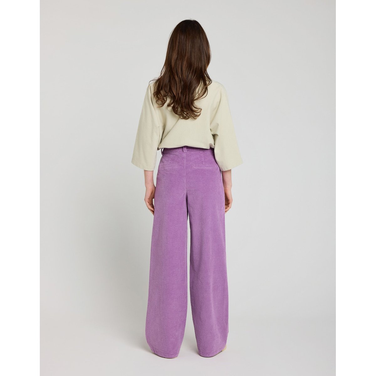 PANTALON JANE VELOURS CORDPURPLE violet, PULLIN