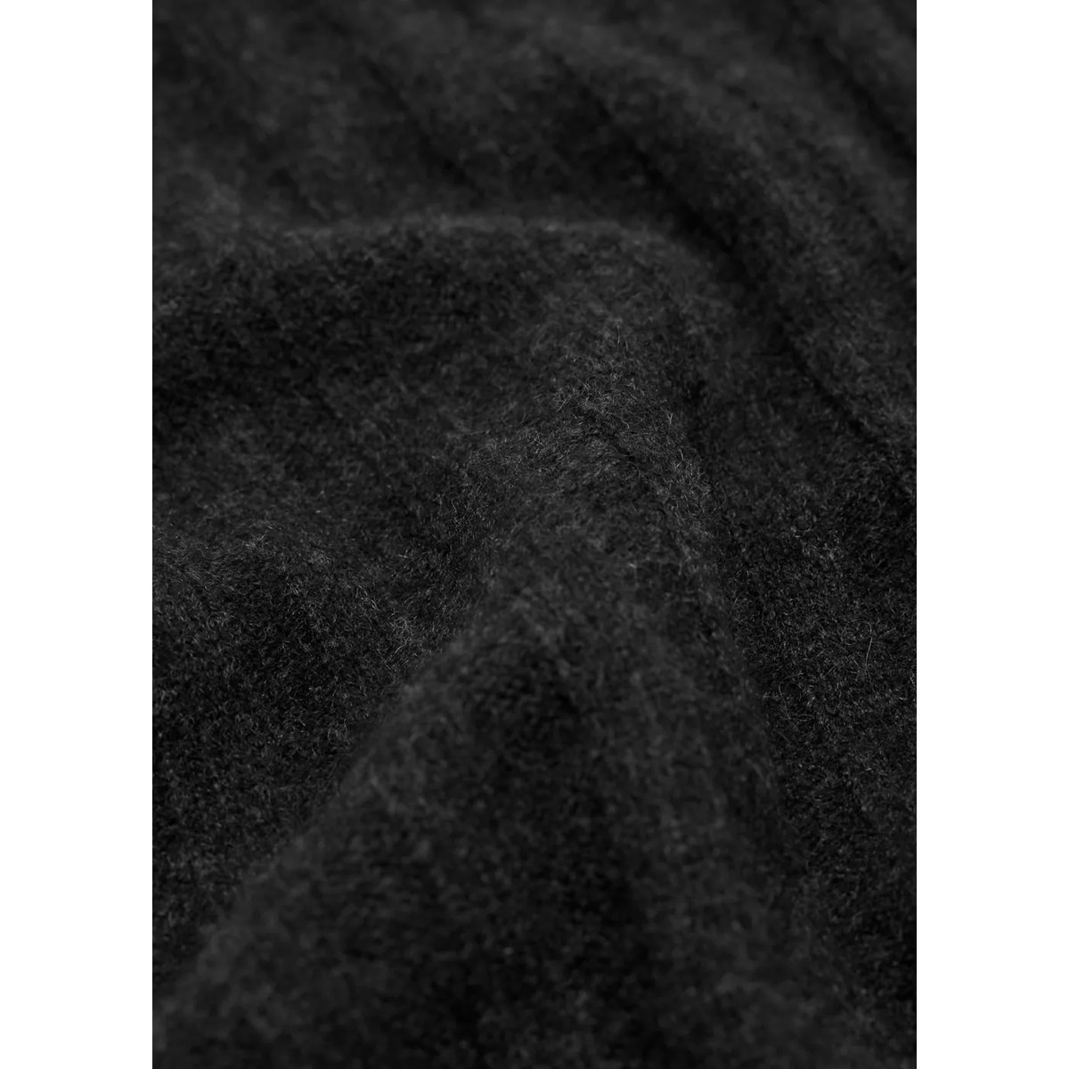 Chapeau cachemire nœud gris anthracite, MANGO