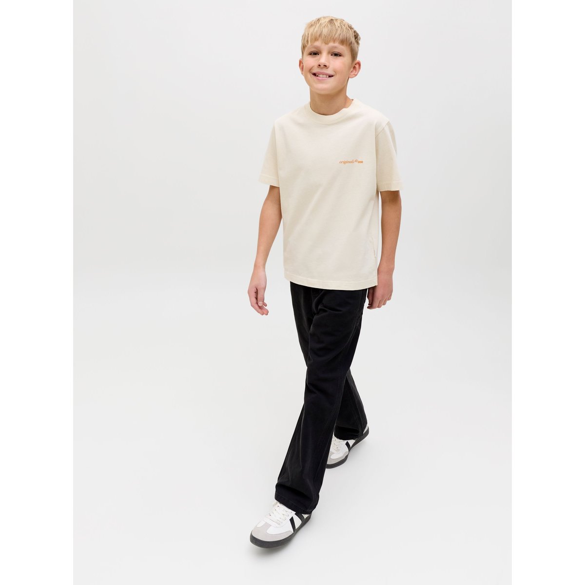 Pantalon black 1, JACK & JONES JUNIOR