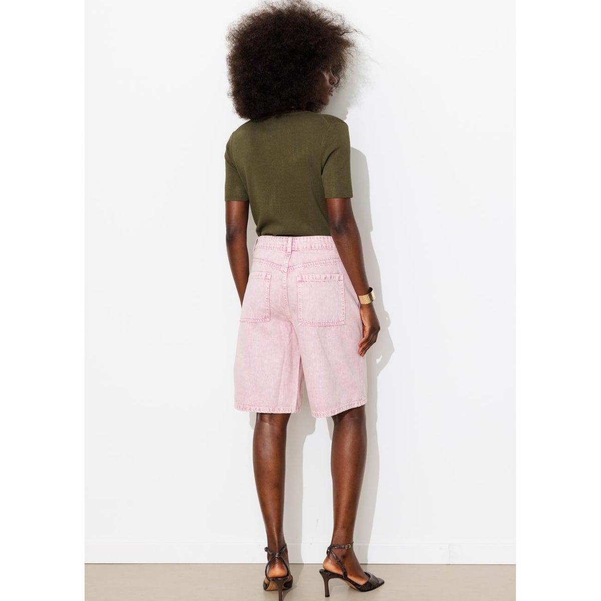 Pull col rond kaki, PROMOD