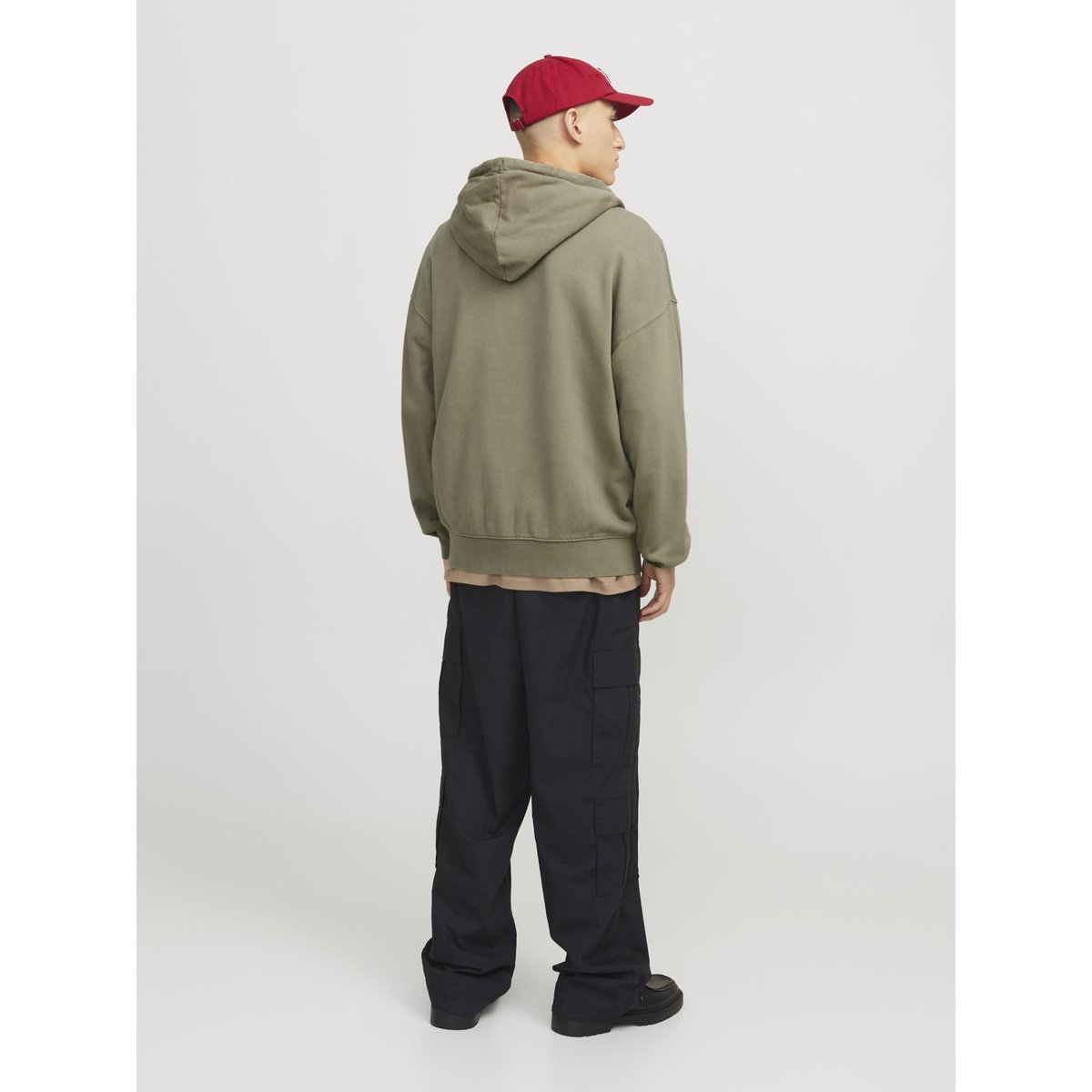 Sweat À Capuche Zippé silver sage, JACK & JONES