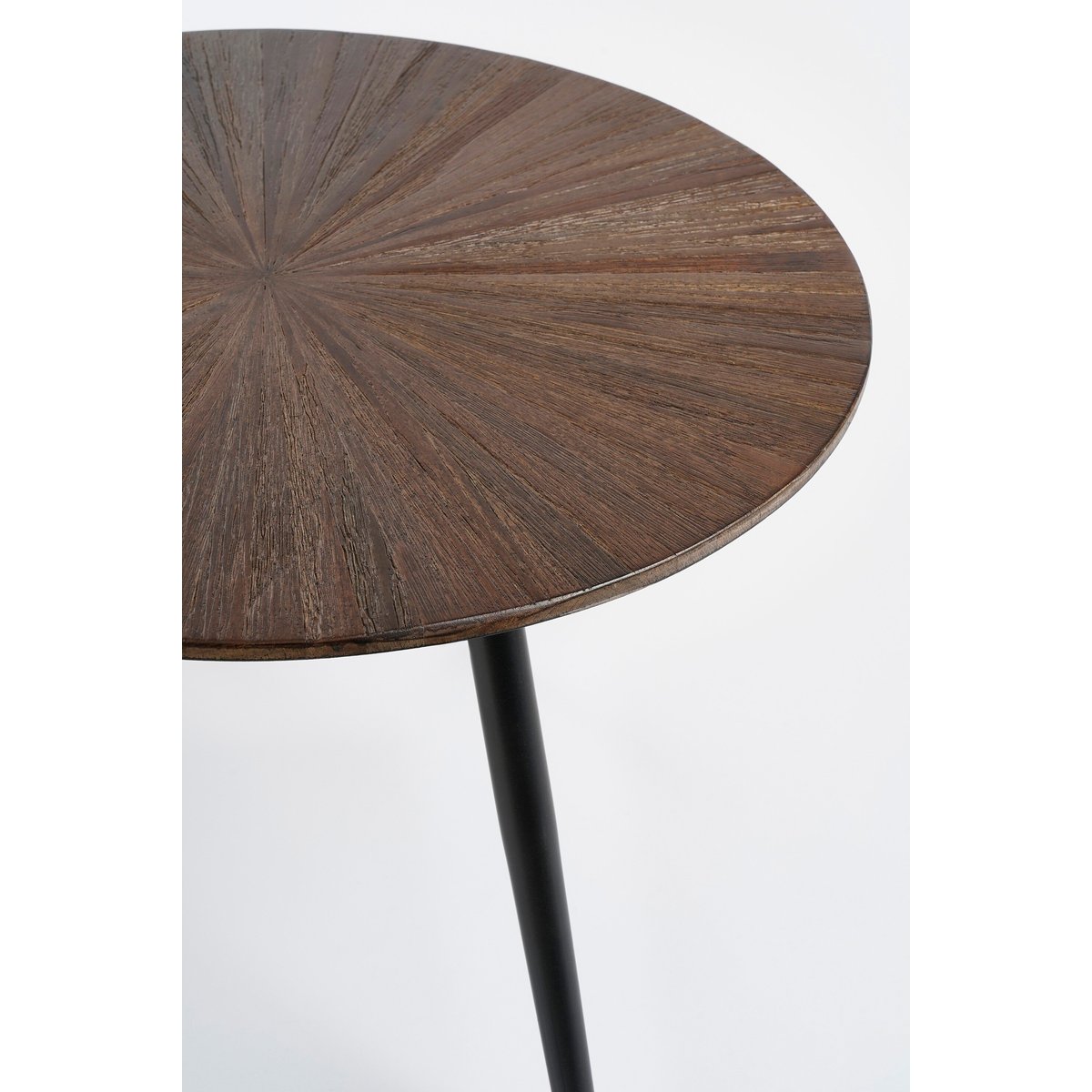 Lot de 2 tables d'appoint texturées DANE brun, MICA DECORATIONS