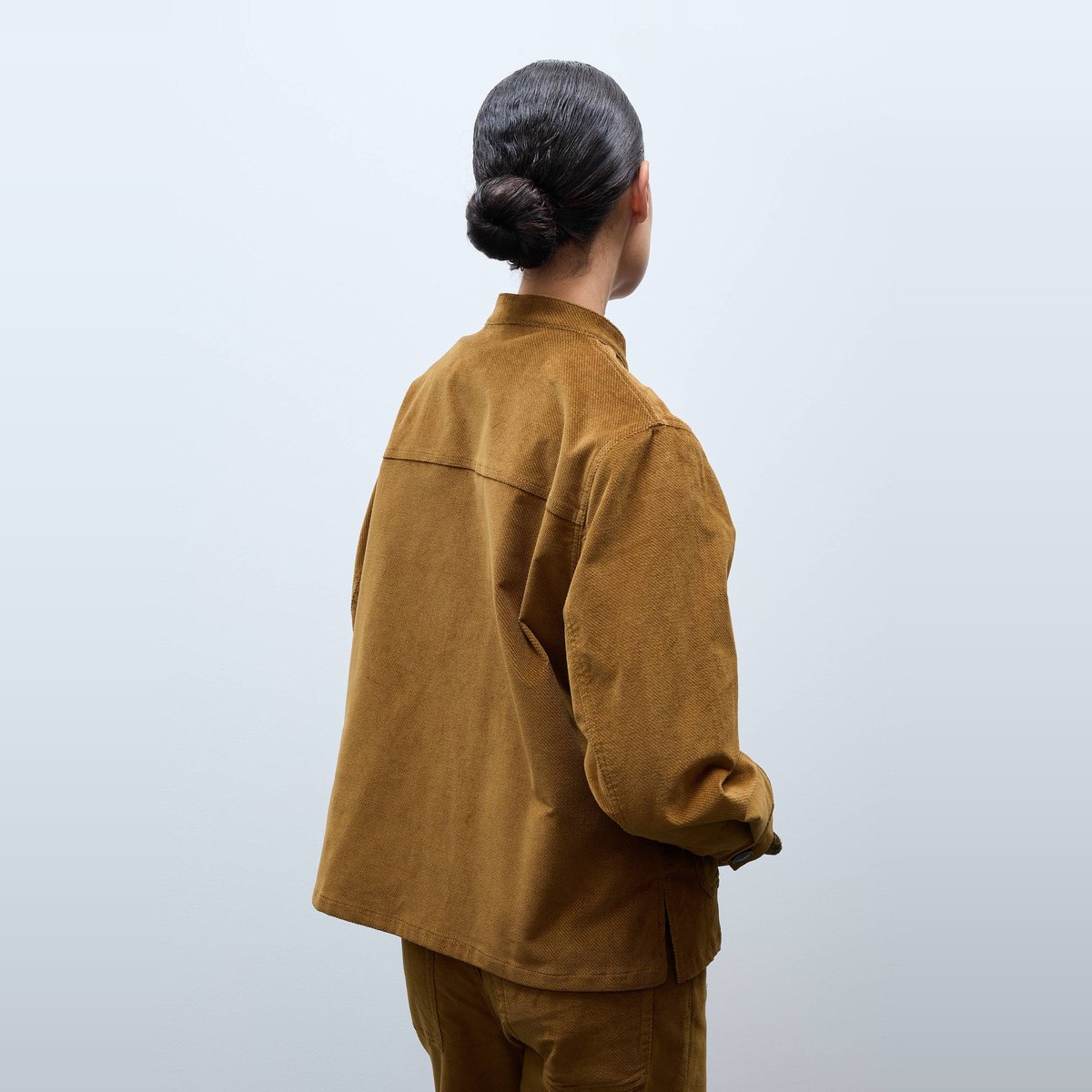 Veste courte en velours vieil or, MONOPRIX