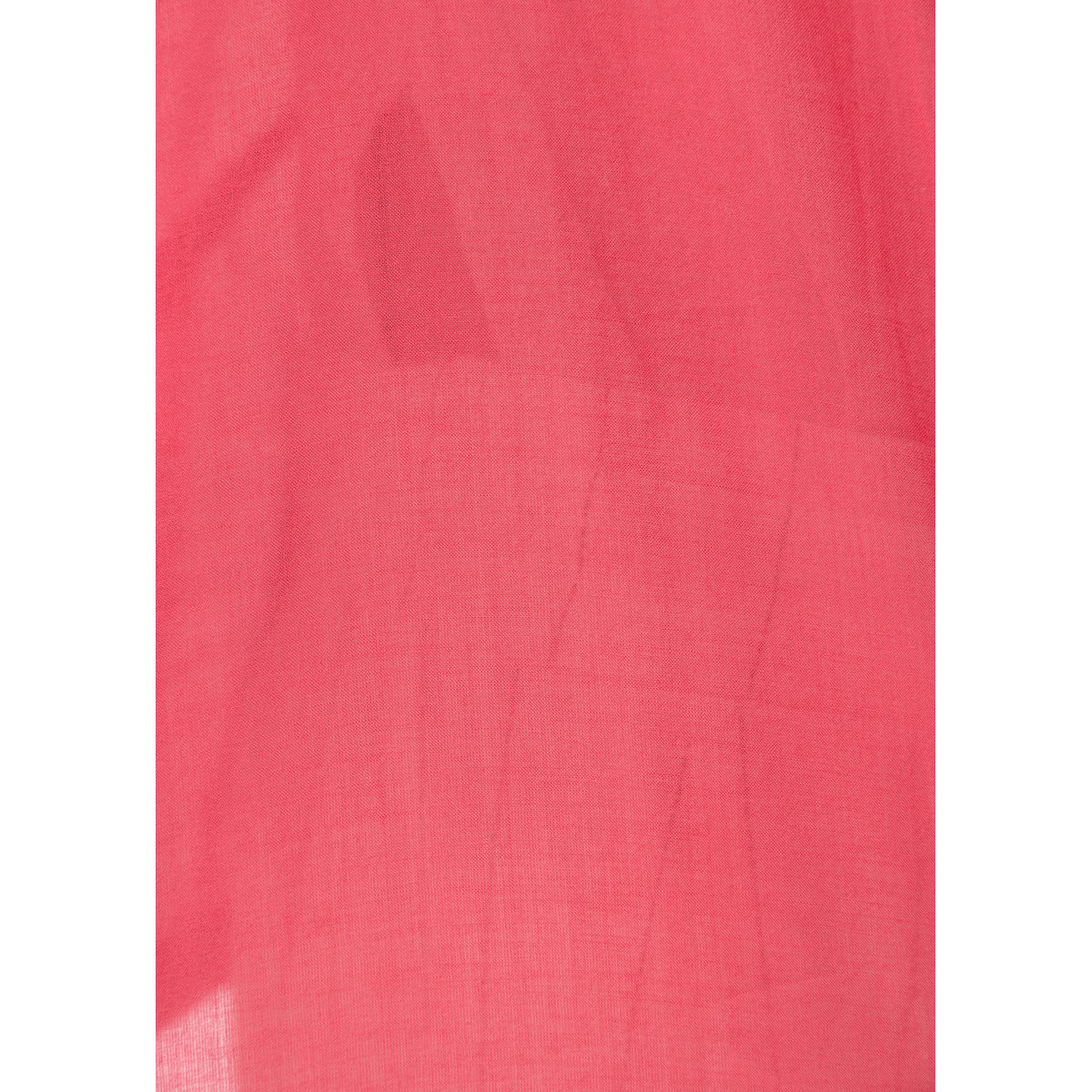 Chemise oversize en voile de coton vermillon, HUMILITY
