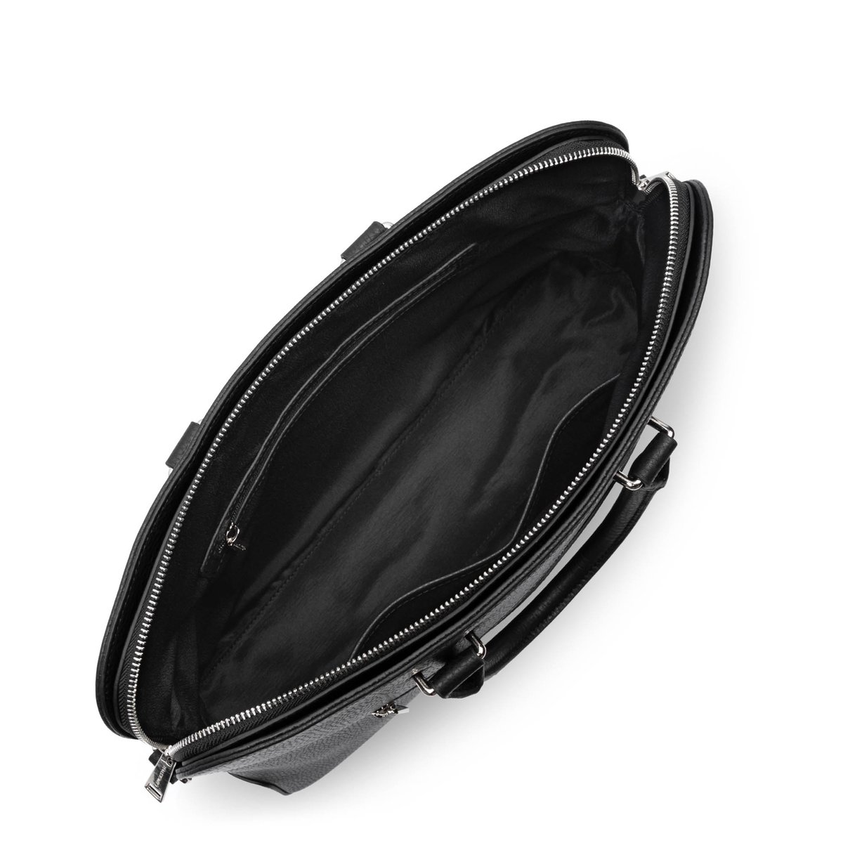 Sac cabas main GENTLEMEN HARRY noir, LANCASTER