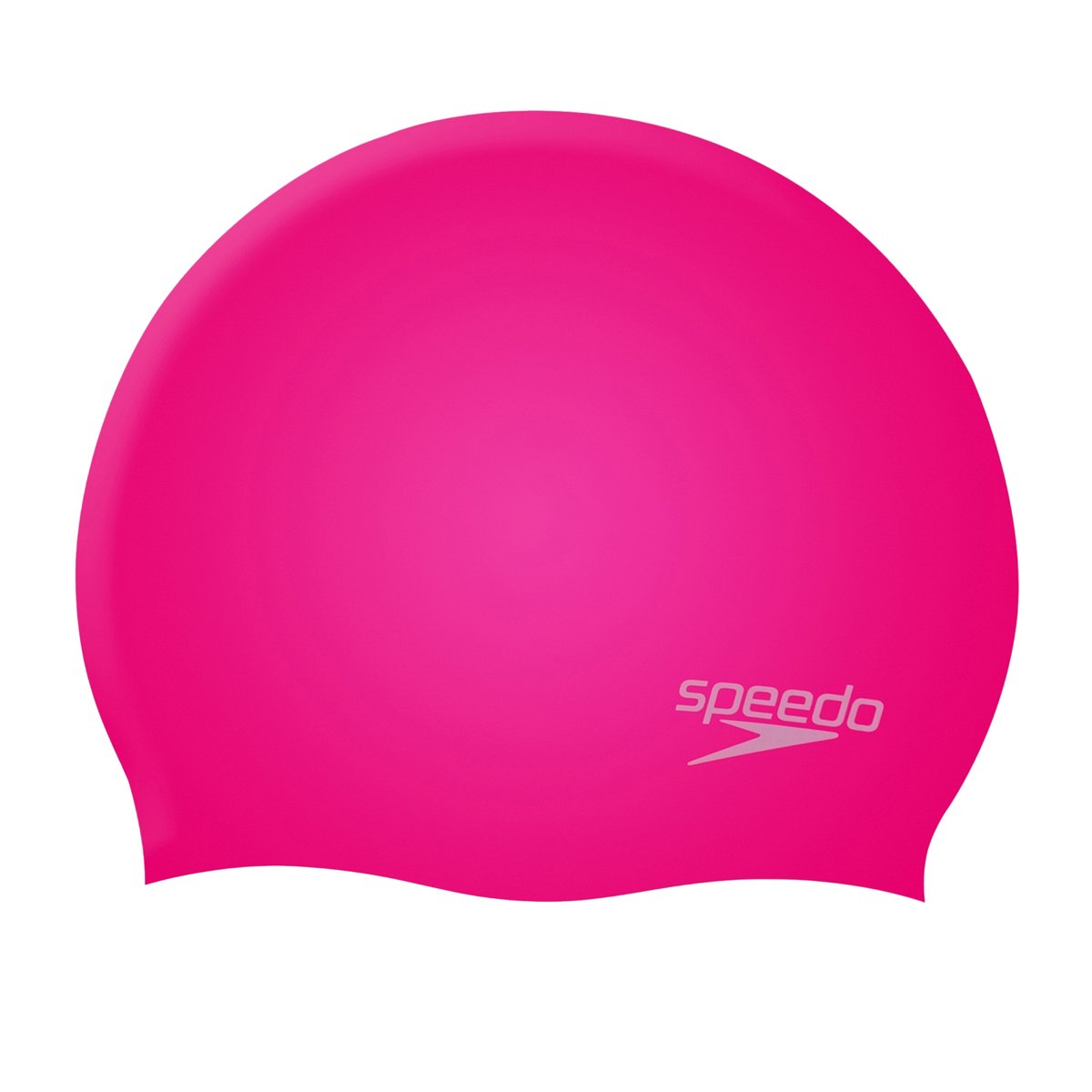 Bonnet de bain uni en silicone rose, SPEEDO