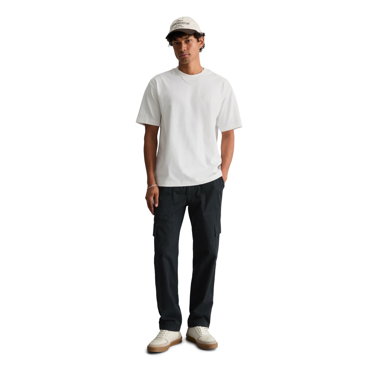 T-shirt ample en jersey de coton bio épais blanc, MARC O’POLO DENIM