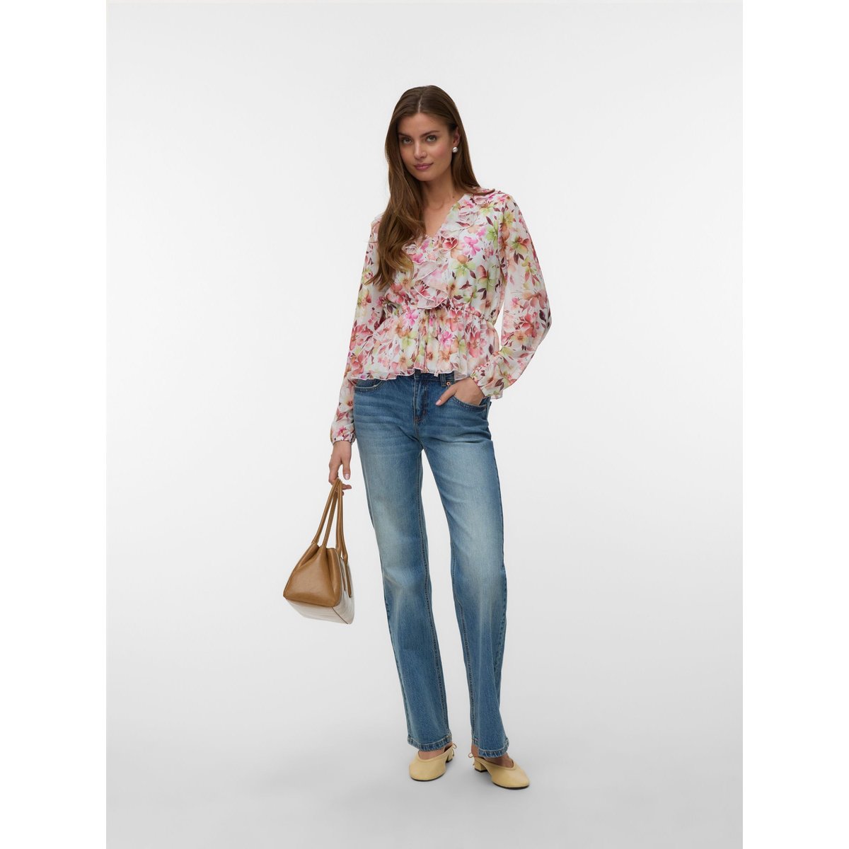 Chemise bright white, VERO MODA