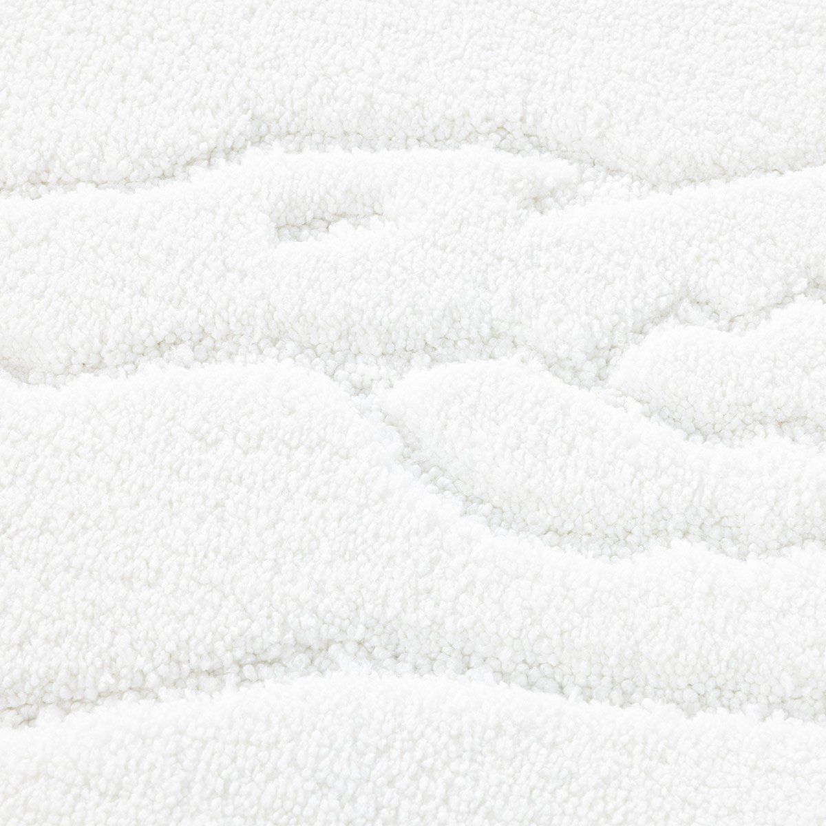 Tapis de bain en synthétique, L HÉRITAGE white, LACOSTE HOME
