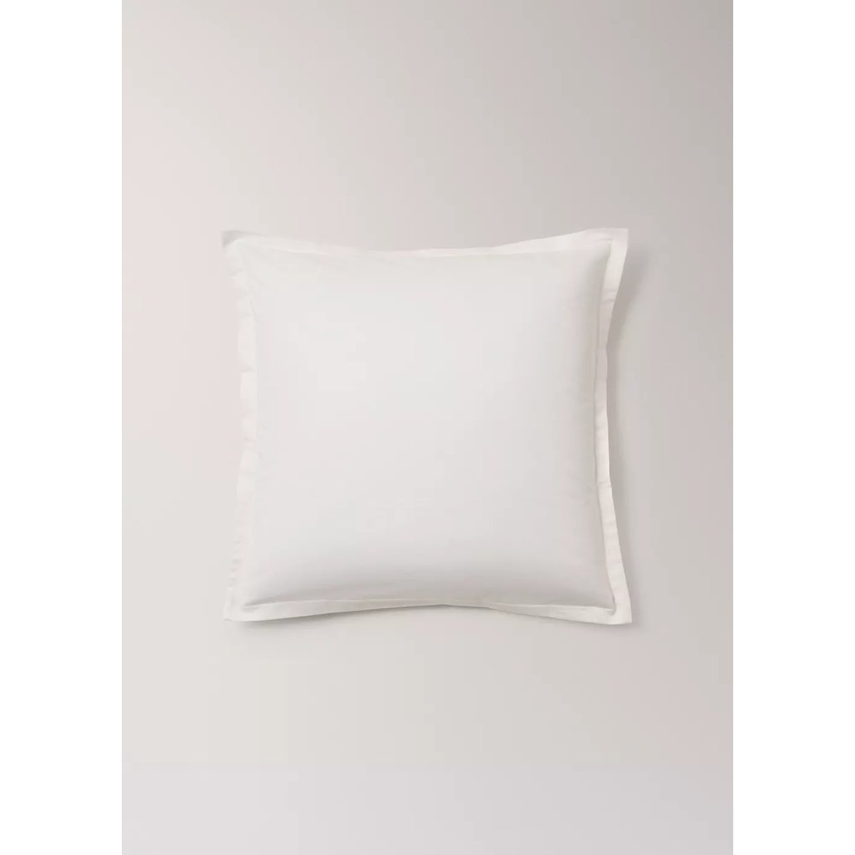 Taie d’oreiller 100 % coton satin 60x60 cm écru, MANGO HOME